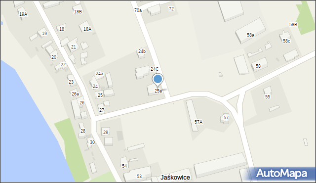 Jaśkowice Legnickie, Jaśkowice Legnickie, 25a, mapa Jaśkowice Legnickie