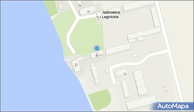 Jaśkowice Legnickie, Jaśkowice Legnickie, 52, mapa Jaśkowice Legnickie