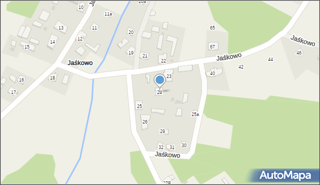 Jaśkowo, Jaśkowo, 24, mapa Jaśkowo