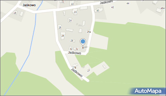 Jaśkowo, Jaśkowo, 30, mapa Jaśkowo