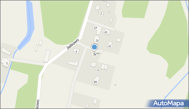 Jaśkowo, Jaśkowo, 3a, mapa Jaśkowo