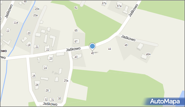 Jaśkowo, Jaśkowo, 42, mapa Jaśkowo