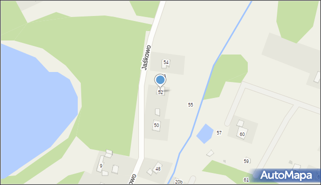 Jaśkowo, Jaśkowo, 52, mapa Jaśkowo