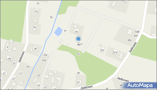 Jaśkowo, Jaśkowo, 59, mapa Jaśkowo