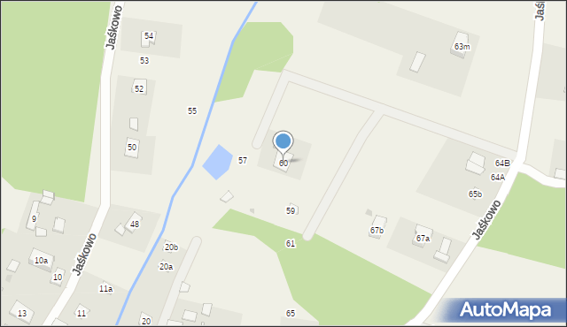 Jaśkowo, Jaśkowo, 60, mapa Jaśkowo
