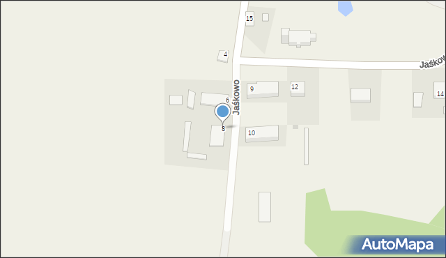 Jaśkowo, Jaśkowo, 8, mapa Jaśkowo