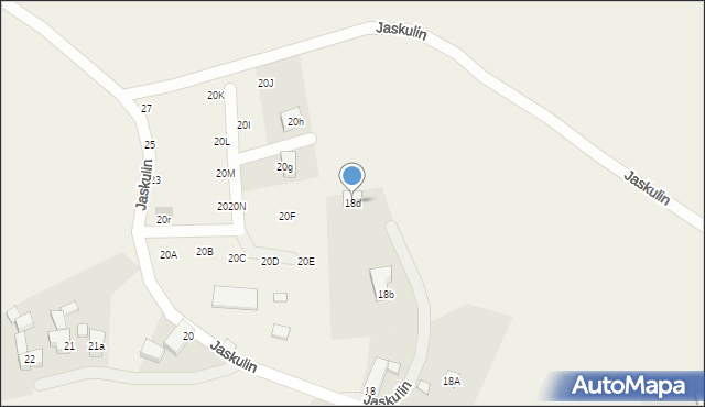 Jaskulin, Jaskulin, 18d, mapa Jaskulin
