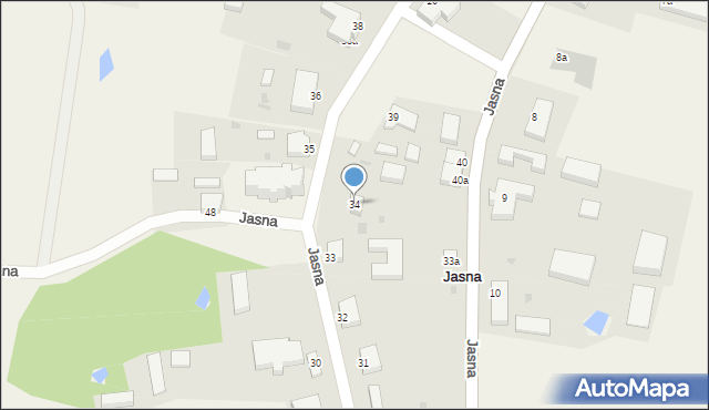 Jasna, Jasna, 34, mapa Jasna