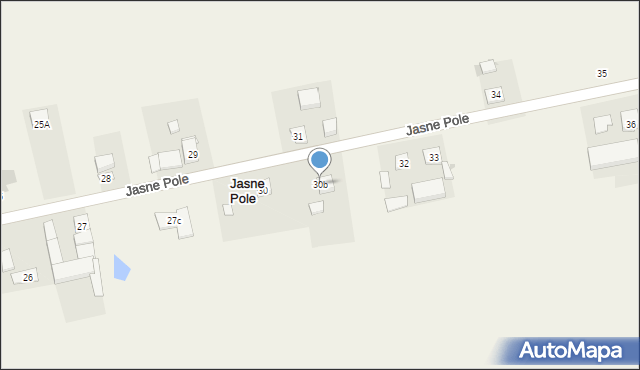 Jasne Pole, Jasne Pole, 30b, mapa Jasne Pole