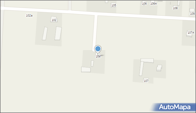 Jastków, Jastków, 104, mapa Jastków