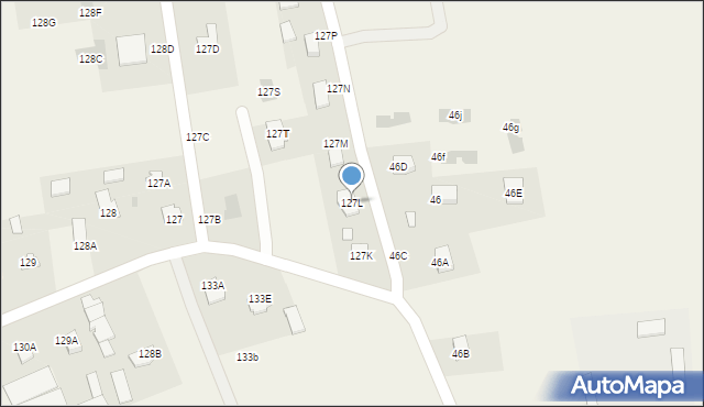 Jastków, Jastków, 127L, mapa Jastków