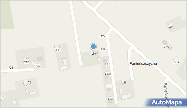 Jastków, Jastków, 136, mapa Jastków