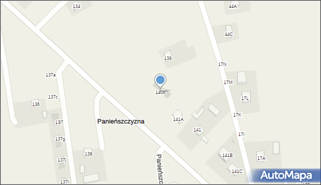 Jastków, Jastków, 140b, mapa Jastków