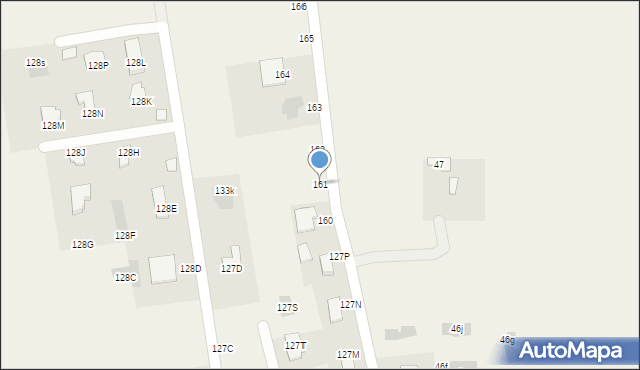 Jastków, Jastków, 161, mapa Jastków