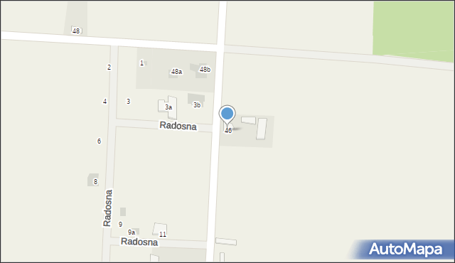 Jastków, Jastków, 46, mapa Jastków