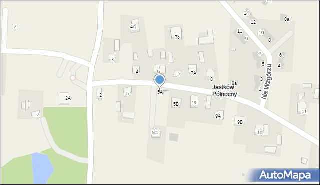 Jastków, Jastków, 5A, mapa Jastków
