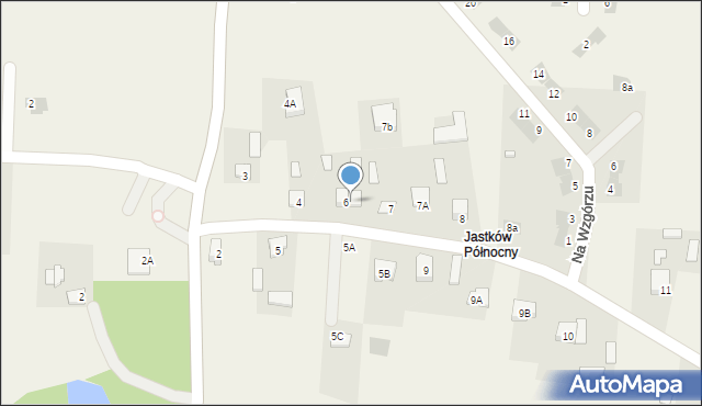 Jastków, Jastków, 6A, mapa Jastków