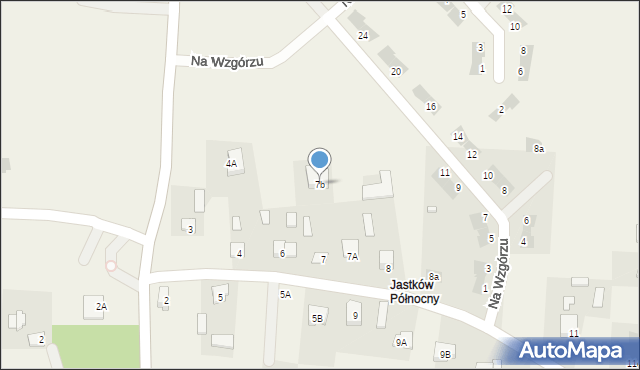 Jastków, Jastków, 7b, mapa Jastków