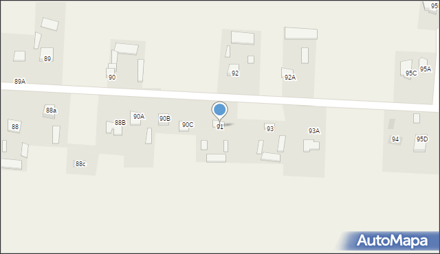 Jastków, Jastków, 91, mapa Jastków