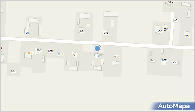 Jastków, Jastków, 93, mapa Jastków