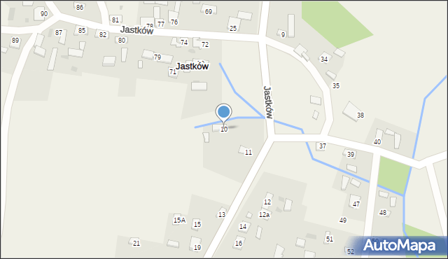 Jastków, Jastków, 10, mapa Jastków