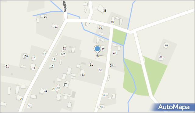 Jastków, Jastków, 49, mapa Jastków