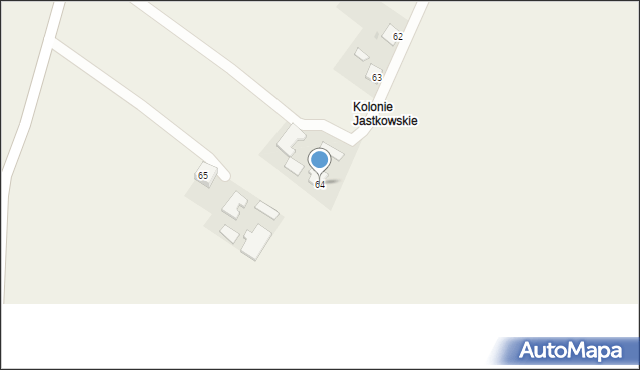 Jastków, Jastków, 64, mapa Jastków