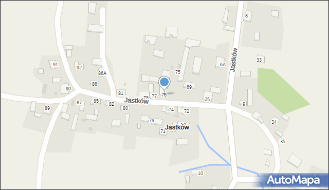 Jastków, Jastków, 76, mapa Jastków