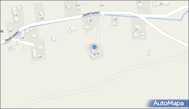 Jastrowiec, Jastrowiec, 10, mapa Jastrowiec