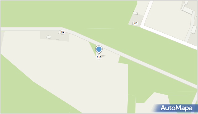 Jastrząbka, Jastrząbka, 61a, mapa Jastrząbka