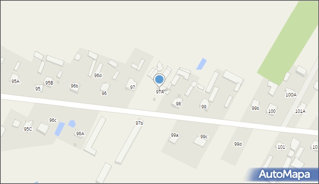 Jastrzębia, Jastrzębia, 97A, mapa Jastrzębia