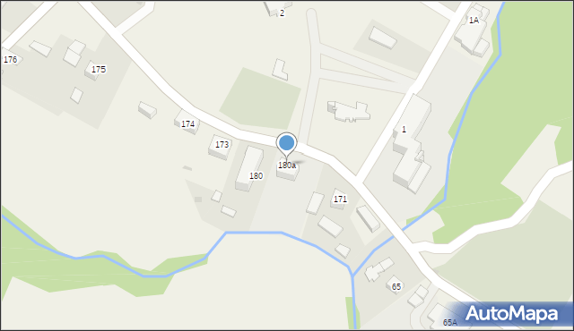 Jastrzębia, Jastrzębia, 180a, mapa Jastrzębia