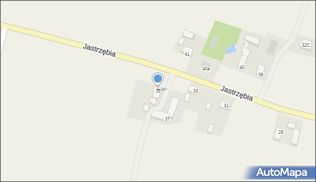 Jastrzębia, Jastrzębia, 35, mapa Jastrzębia