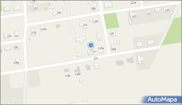 Jastrzębia, Jastrzębia, 115, mapa Jastrzębia