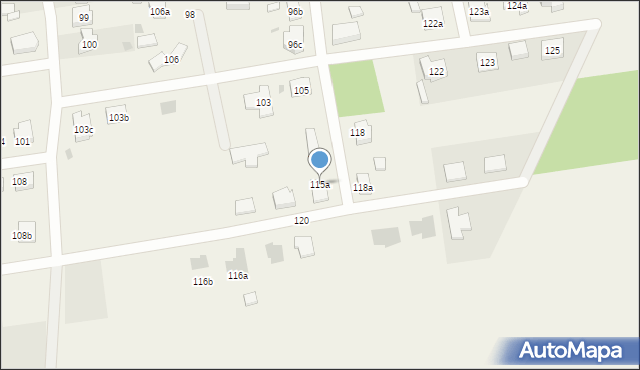 Jastrzębia, Jastrzębia, 115a, mapa Jastrzębia