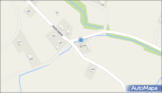 Jastrzębie, Jastrzębie, 28, mapa Jastrzębie