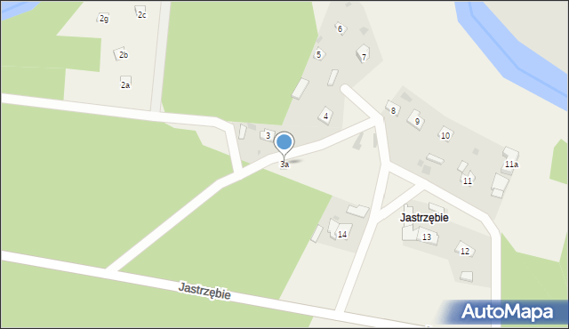 Jastrzębie, Jastrzębie, 3a, mapa Jastrzębie