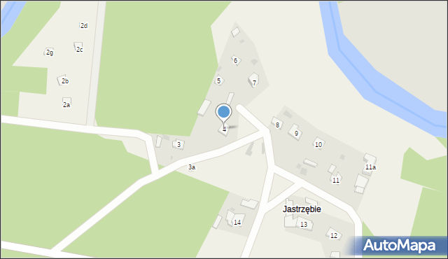 Jastrzębie, Jastrzębie, 4, mapa Jastrzębie