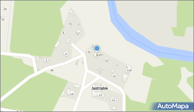 Jastrzębie, Jastrzębie, 9, mapa Jastrzębie