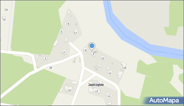 Jastrzębie, Jastrzębie, 9a, mapa Jastrzębie