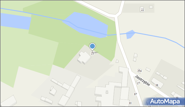 Jastrzębie, Jastrzębie, 23, mapa Jastrzębie