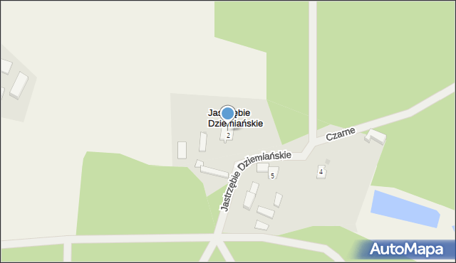 Jastrzębie Dziemiańskie, Jastrzębie Dziemiańskie, 3, mapa Jastrzębie Dziemiańskie