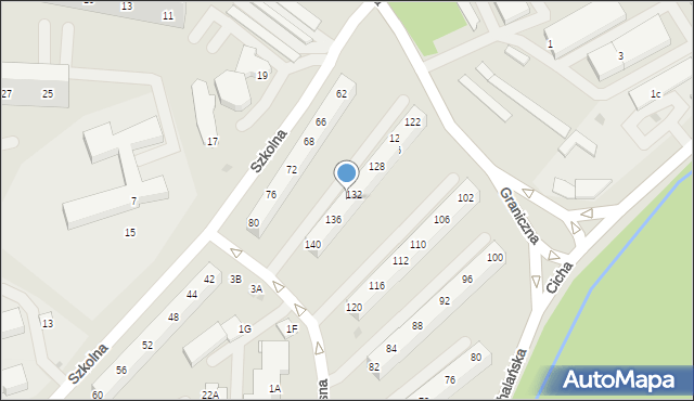 Jastrzębie-Zdrój, Jasna, 134, mapa Jastrzębie-Zdrój