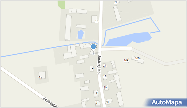 Jastrzębiec, Jastrzębiec, 9, mapa Jastrzębiec