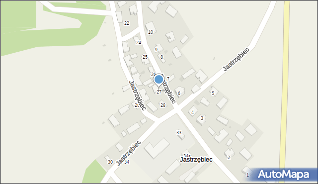 Jastrzębiec, Jastrzębiec, 27, mapa Jastrzębiec