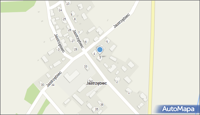 Jastrzębiec, Jastrzębiec, 3, mapa Jastrzębiec