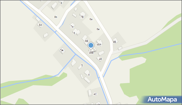 Jastrzębik, Jastrzębik, 48B, mapa Jastrzębik