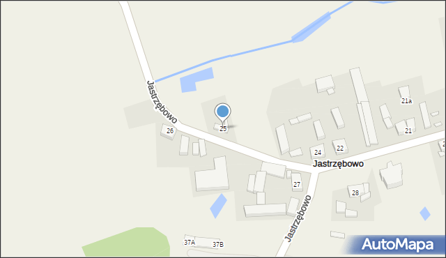 Jastrzębowo, Jastrzębowo, 25, mapa Jastrzębowo