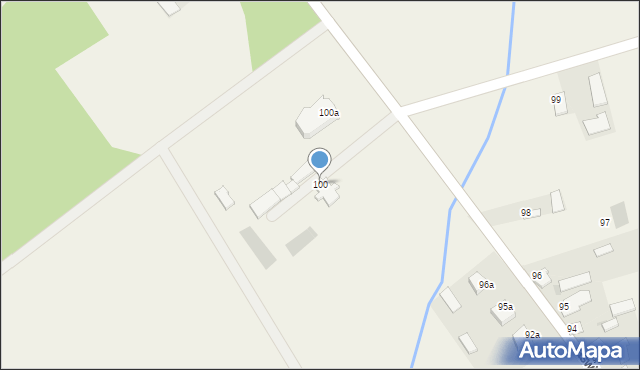 Jaświły, Jaświły, 100, mapa Jaświły