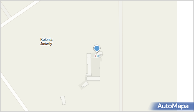Jaświły, Jaświły, 118, mapa Jaświły